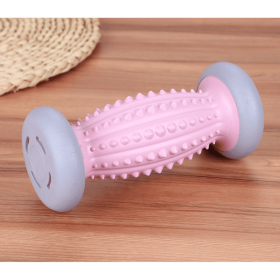 Foot Massage Roller For Plantar Fasciitis Relief, Foot Arch Pain, Myofascial Pain And Body Muscle Pain, Foot Massager Reflexology Tool (Color: PINK)